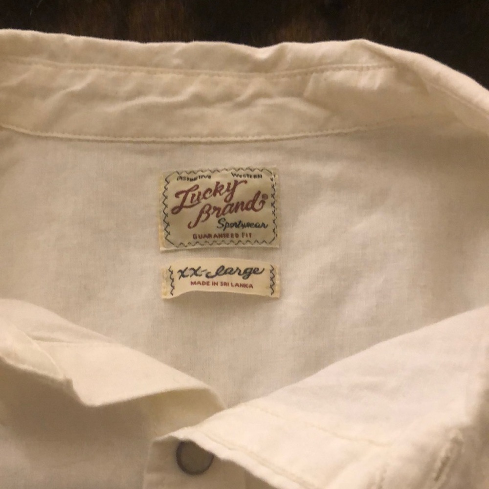 Lucky Brand Cowboy Style Shirt